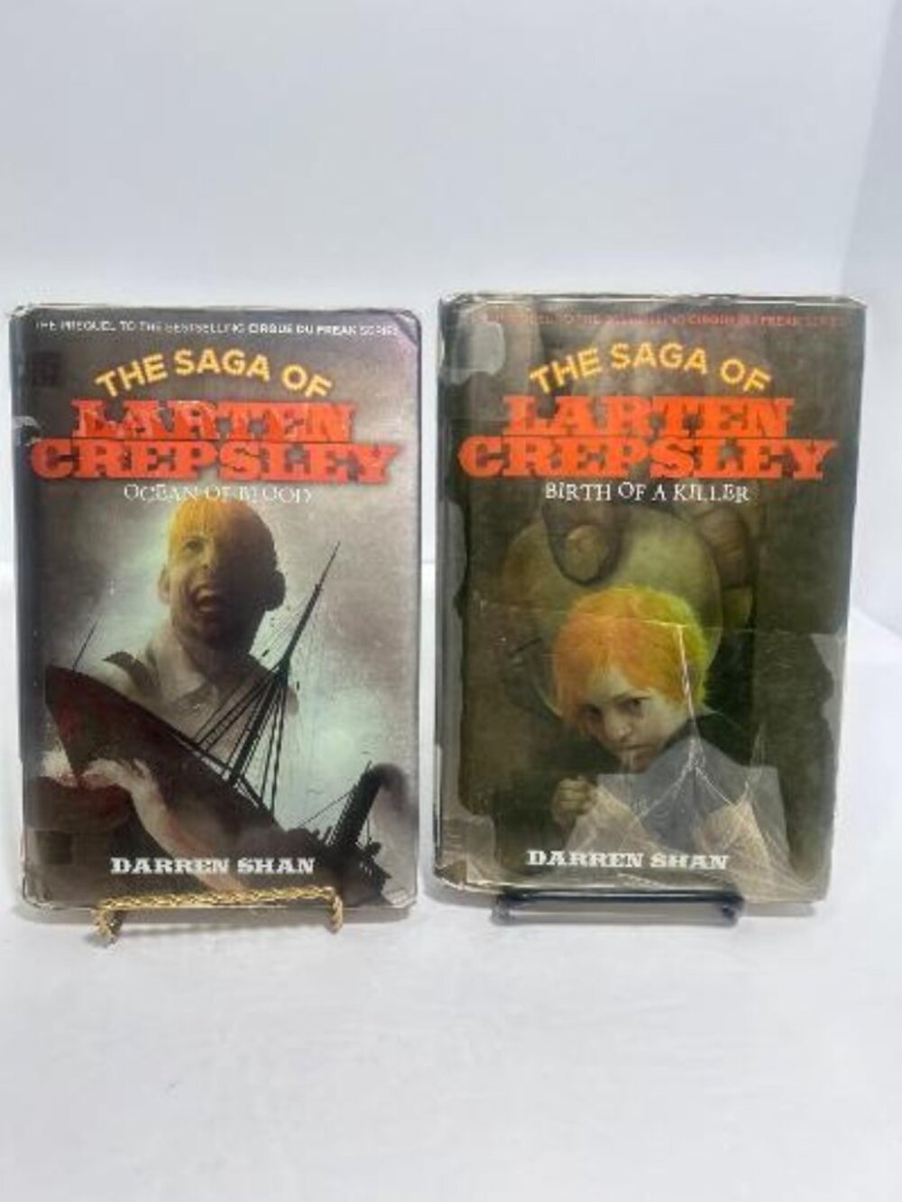 The Saga Of Larten Crepsley Darren Shan Book Lot Of 2 Hardcover Vampire Horror